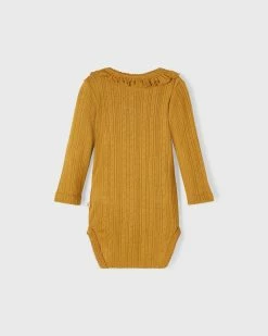 Outlet 😀 Lil’ Atelier Rachel Long Sleeve Bodysuit - Babies Golden Brown 🔥 -Baby Online store http3A2F2Fstatic.theiconic.com .au2Fp2Flil atelier 5048 7886051 3