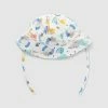 Promo ⭐ Little Green & Co Jersey Sun Hat - Babies Animal Pals 🎁