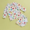 Promo 🥰 Little Green & Co LS Rash Vest & Nappy Cover Set - Babies 🌞 Summer Yums ✔️