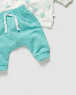 Best Pirce 🧨 Little Green & Co Track Top & Track Pants Set - Babies Ocean Pear ✨ -Baby Online store http3A2F2Fstatic.theiconic.com .au2Fp2Flittle green and co 6688 5279911 5