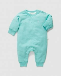 Wholesale ✨ Little Green & Co Track Onesie - Babies Ocean 😀