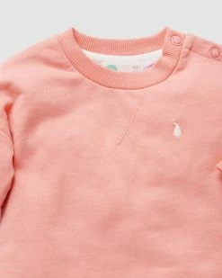 Outlet 👍 Little Green & Co Track Onesie - Babies Peach 💯 -Baby Online store http3A2F2Fstatic.theiconic.com .au2Fp2Flittle green and co 6706 2379911 3