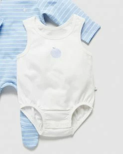 Discount 🌟 Little Green & Co Zip Onesie & Sleeveless Bodysuit Value Pack - Babies Sky ⭐ -Baby Online store http3A2F2Fstatic.theiconic.com .au2Fp2Flittle green and co 6709 6079911 3