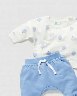 Hot Sale 🔔 Little Green & Co Track Top & Track Pants Set - Babies Blue Berry 😍 -Baby Online store http3A2F2Fstatic.theiconic.com .au2Fp2Flittle green and co 6790 4279911 3