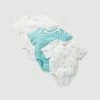 Top 10 🤩 Little Green & Co 3-Pack Jersey Short Sleeve Bodysuit - Babies Ice & Pear 🎉
