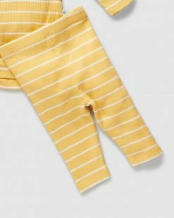 Buy ⌛ Little Green & Co Stripe Long Sleeve Rib Bodysuit & Leggings Set - Babies Mellow Stripe ⌛ -Baby Online store http3A2F2Fstatic.theiconic.com .au2Fp2Flittle green and co 6835 0579911 4