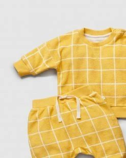 Cheap 👍 Little Green & Co Terry Towelling Track Top & Pants Set - Babies Mellow Check AOP 👍 -Baby Online store http3A2F2Fstatic.theiconic.com .au2Fp2Flittle green and co 6857 9679911 3