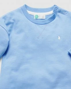 Best Sale 🛒 Little Green & Co Track Onesie - Babies Blue 😉 -Baby Online store http3A2F2Fstatic.theiconic.com .au2Fp2Flittle green and co 6864 0379911 3
