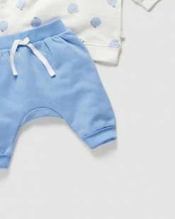 Hot Sale 🔔 Little Green & Co Track Top & Track Pants Set - Babies Blue Berry 😍 -Baby Online store http3A2F2Fstatic.theiconic.com .au2Fp2Flittle green and co 6866 4279911 4