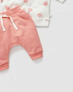 Discount ❤️ Little Green & Co Track Top & Track Pants Set - Babies Peach Peach 👏 -Baby Online store http3A2F2Fstatic.theiconic.com .au2Fp2Flittle green and co 6871 6279911 4