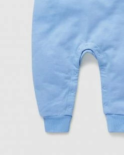 Best Sale 🛒 Little Green & Co Track Onesie - Babies Blue 😉 -Baby Online store http3A2F2Fstatic.theiconic.com .au2Fp2Flittle green and co 6873 0379911 4