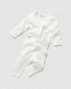 Coupon 🔔 Little Green & Co Rib Long Sleeve Bodysuit & Leggings Set - Babies Milk 👏 -Baby Online store http3A2F2Fstatic.theiconic.com .au2Fp2Flittle green and co 6881 6969911 6