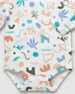 Coupon ✨ Little Green & Co Jersey Long Sleeve Bodysuit - Babies Terrazzo AOP 🎉 -Baby Online store http3A2F2Fstatic.theiconic.com .au2Fp2Flittle green and co 6916 7479911 4