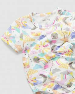 Brand new 🔥 Little Green & Co Jersey SS Bodysuit - Babies Sunshine Friends 🔔 -Baby Online store http3A2F2Fstatic.theiconic.com .au2Fp2Flittle green and co 7697 5137631 3