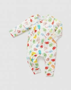 Outlet ❤️ Little Green & Co Jersey Footless Zip Onesie - Babies ☀️ Summer Yums ✨ -Baby Online store http3A2F2Fstatic.theiconic.com .au2Fp2Flittle green and co 7721 3137631 3