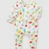 Outlet ❤️ Little Green & Co Jersey Footless Zip Onesie - Babies ☀️ Summer Yums ✨
