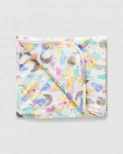 Wholesale 💯 Little Green & Co Jersey Wrap - Babies Sunshine Friends 🌟