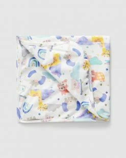 Best Pirce 🥰 Little Green & Co Jersey Wrap - Babies Animal Pals 💯