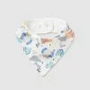 Buy 🧨 Little Green & Co Jersey Bandana Bib - Babies Animal Pals 🧨