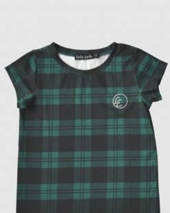 Outlet 🔥 Little Lords Tartan 👗 Dress Green & Black ❤️ -Baby Online store http3A2F2Fstatic.theiconic.com .au2Fp2Flittle lords 2183 1087241 3
