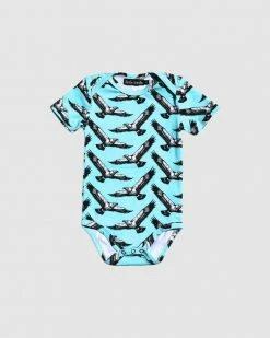 Brand new 💯 Little Lords Eagle Bodysuit Aqua Blue 🎉