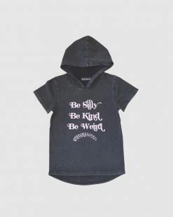 Best deal 🤩 Little Lords Silly, Kind, Weird Tee Black Acid Wash ✨