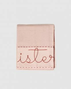 Discount ❤️ Little Nordic Kids Little Sister Cot Sheet Champagne Pink 😀