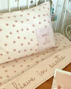 Brand new 😍 Little Nordic Kids Make A Wish Pillowcase Champagne Pink 🔥