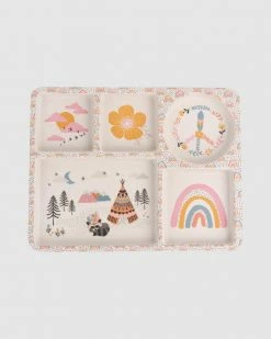 New ⌛ Love Mae Bamboo Divided Plate Set Gypsy Girl 🎉 -Baby Online store http3A2F2Fstatic.theiconic.com .au2Fp2Flove mae 7600 6025121 3
