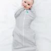 Flash Sale 😀 Love to Dream SWADDLE UP™ Original Bamboo 1.0 Tog Grey & Wave Dot 💯