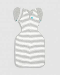 Cheapest 👏 Love to Dream SWADDLE UP™ Transition Bag Original 1.0 Tog Grey & White Stripe 🌟