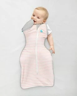 Discount 😍 Love to Dream Swaddle Up™ Transition Bag Original 1.0T Dusty Pink & White Stripe ❤️