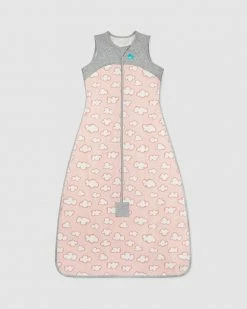 Cheap 👏 Love to Dream Organic Sleep Bag 0.2 TOG Dusty Pink & Clouds 🛒