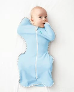 Outlet ✔️ Love to Dream SWADDLE UP™ Lite 0.2 Tog Light Blue ✨