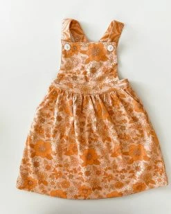 Budget ✔️ Lucy Jean Pinafore 👗 Dress Orange 🔥