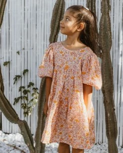 Cheap 🥰 Lucy Jean Poppy 👗 Dress Peach ⭐