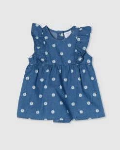 Best Pirce 🤩 Milky Daisy 👗 Dress - Babies Chambray 🎁