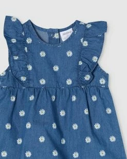 Best Pirce 🤩 Milky Daisy 👗 Dress - Babies Chambray 🎁 -Baby Online store http3A2F2Fstatic.theiconic.com .au2Fp2Fmilky 3097 6798331 3