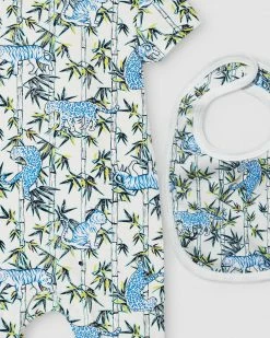 Best Sale 🧨 Milky Bamboo Tiger Romper & Bib - Babies Light Blue 👏 -Baby Online store http3A2F2Fstatic.theiconic.com .au2Fp2Fmilky 4870 7698331 3