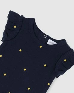 Buy ✔️ Milky Spot Rib Bodysuit - Babies Navy Midnight 🤩 -Baby Online store http3A2F2Fstatic.theiconic.com .au2Fp2Fmilky 4884 4209331 3