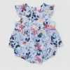 Buy 👍 Milky Spring Garden Floral Playsuit - Babies Angel Blue 🛒
