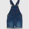 Cheapest ✔️ Milky Knit Denim Overalls - Babies Mid Wash Denim ❤️