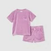 Promo ⭐ Milky Terry Towelling Set - Babies Lilac 👍