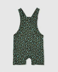 Brand new 🛒 Milky Animal Overalls - Babies Urban Green ✔️