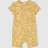 Hot Sale ⌛ Milky Jungle Spot Romper - Babies Chartreuse 🤩