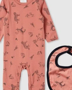 Best deal 👏 Milky Woodland Romper & Bib Set - Babies Brick 🥰 -Baby Online store http3A2F2Fstatic.theiconic.com .au2Fp2Fmilky 5837 6119711 4