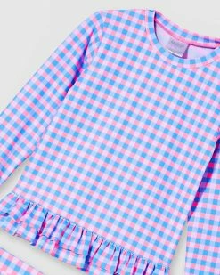 Coupon 😍 Milky Gingham Rash Set - Babies Ice Pink 🧨 -Baby Online store http3A2F2Fstatic.theiconic.com .au2Fp2Fmilky 5907 9109331 3