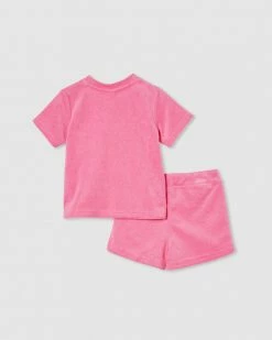 Best reviews of 😀 Milky Terry Towelling Set - Babies Super Pink 💯 -Baby Online store http3A2F2Fstatic.theiconic.com .au2Fp2Fmilky 6086 2209331 2