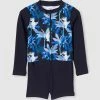 Cheapest 🧨 Milky Jungle LS 🩱 Swimsuit - Babies Midnight Blue 👍