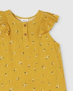 Cheapest 🌟 Milky Ditsy Flutter Sleeve Top - Babies Chartreuse ✨ -Baby Online store http3A2F2Fstatic.theiconic.com .au2Fp2Fmilky 6216 7109331 3